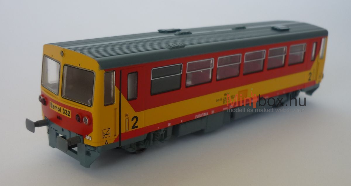 MTB MÁV Bzmot 332 motorkocsi Digisound hangdekóderrel (1:87)