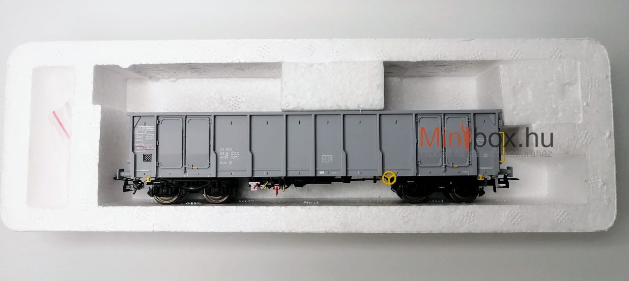 Albert 595019 H-ČDC Eas magas oldalfalú nyitott kocsi rakománnyal (1:87)