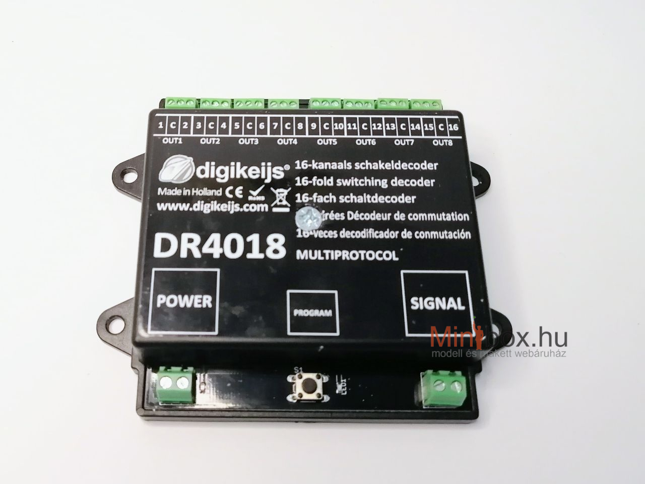 Digikeijs DR4018 Eszközdekóder, 8 csatlakozással