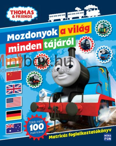 Thomas - Mozdonyok a világ minden tájáról - Matricás foglalkoztatókönyv