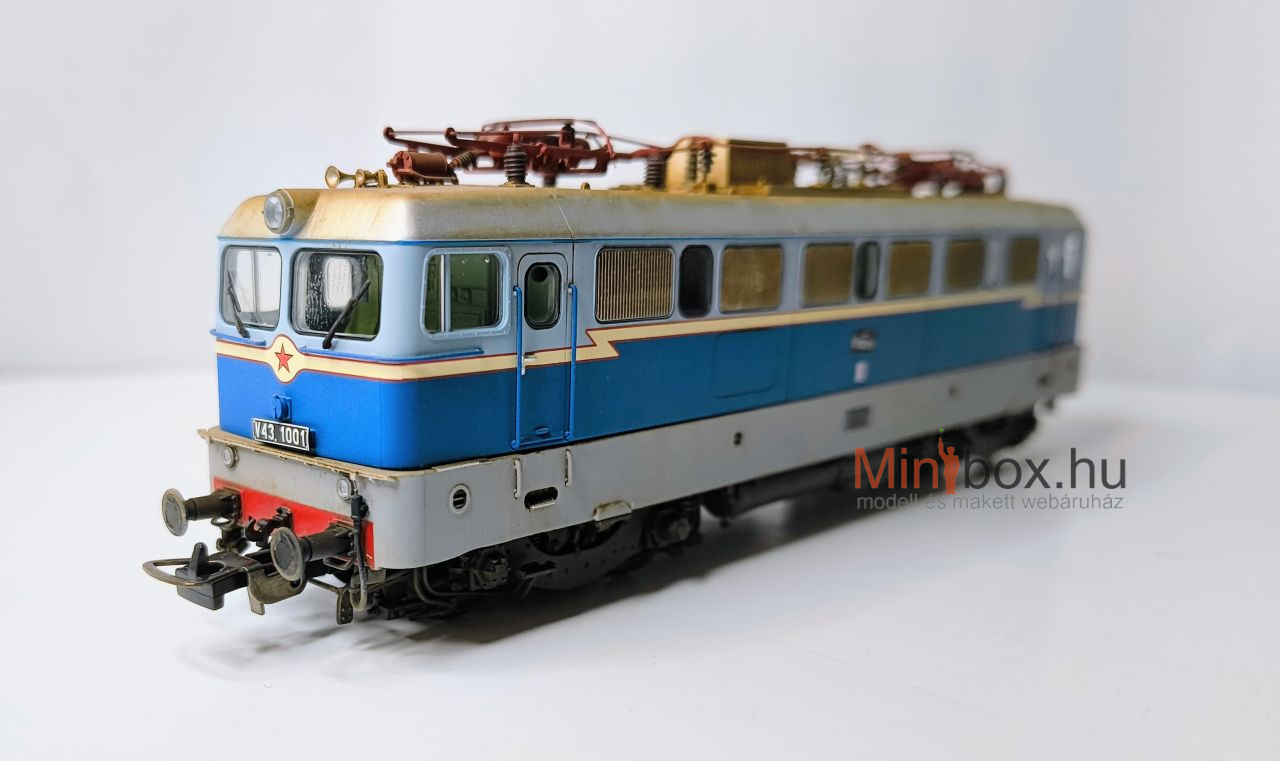 Piko 51437 MÁV V43 1001 dekóderrel, Digisound hangdekóderrel, antikolt (1:87)