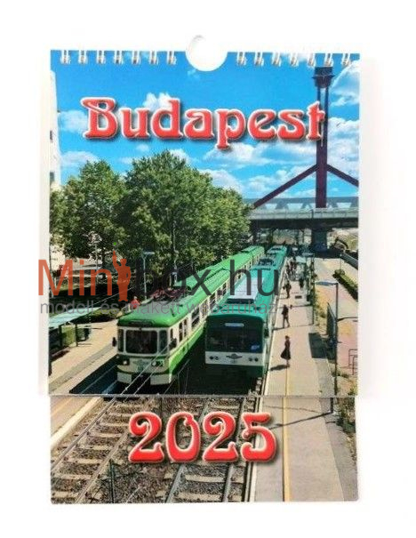 Budapest 2025-ös falinaptár A5