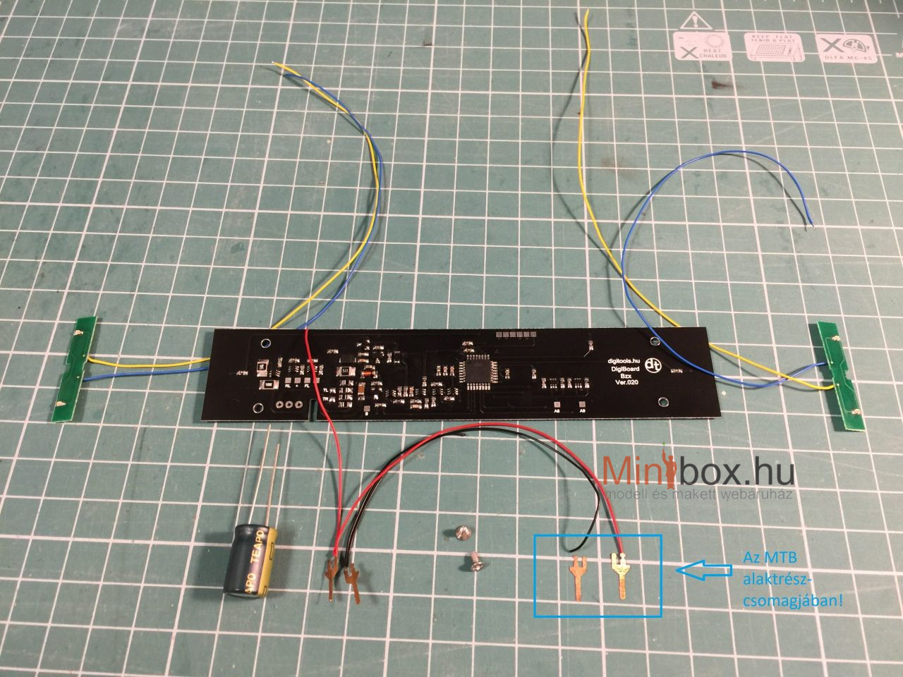 Digitools DigiBoard világításpanel készlet MTB Bzx mellékkocsihoz