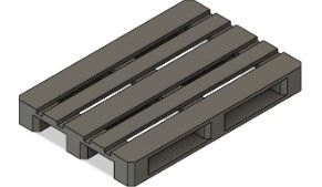 Szeg3D 870170 EUR raklap 2db (1:87) Szeg3D 870170 EUR raklap 2db (1:87)