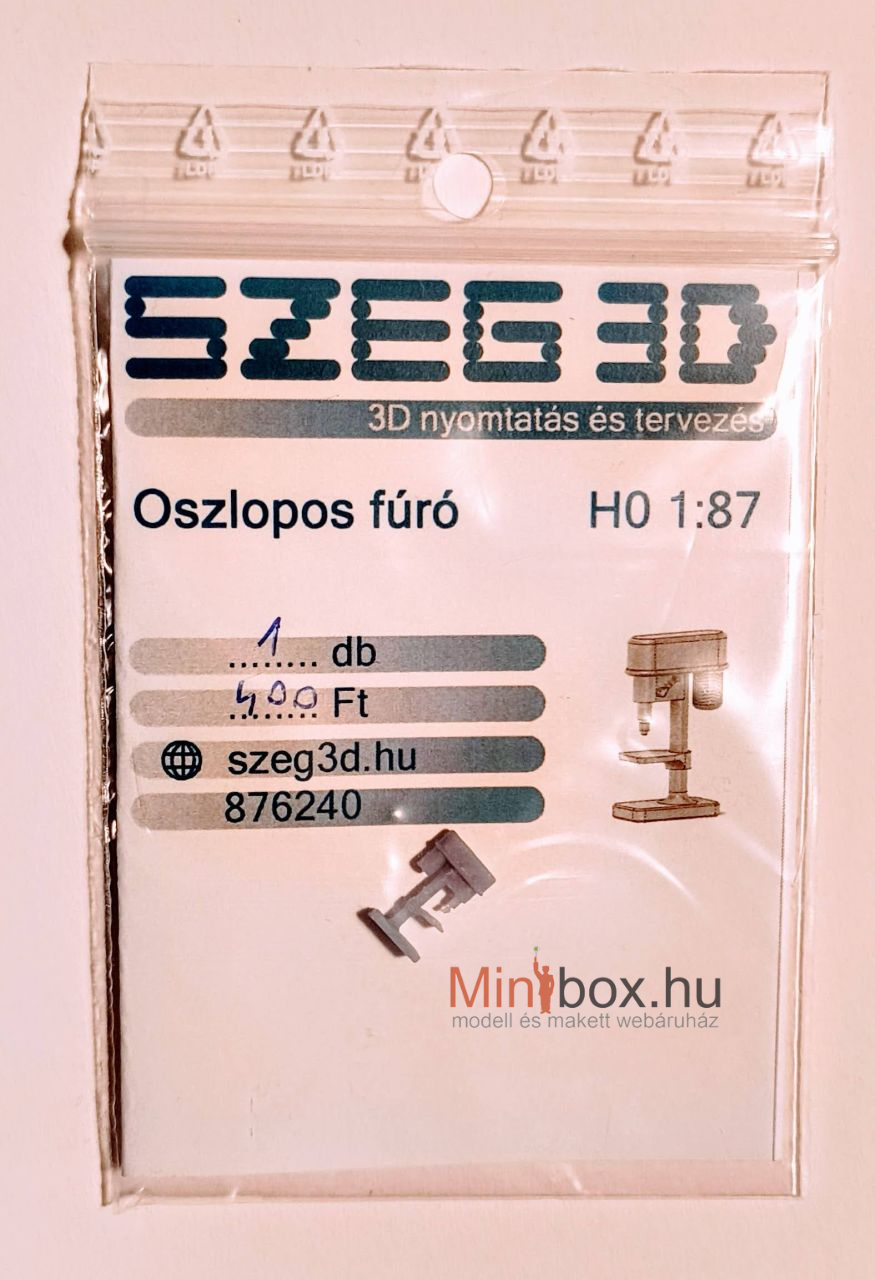 Szeg3D 876240 oszlopos fúró (1:87) Szeg3D 876240 oszlopos fúró (1:87)