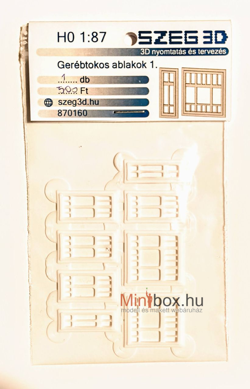 Szeg3D 870160 gerébtokos ablakok 1. (1:87) Szeg3D 870160 gerébtokos ablakok 1. (1:87)