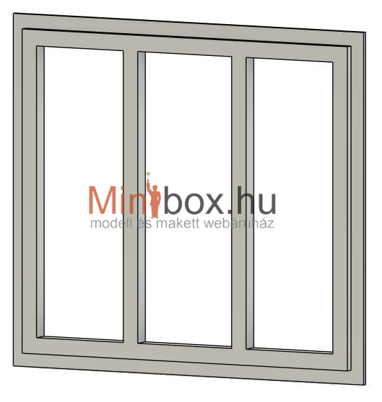 Szeg3D 870158 3-as Kádár kocka ablak (1:87)