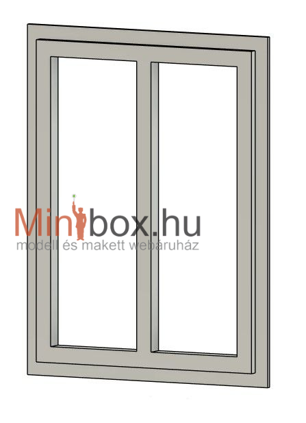 Szeg3D 870159 2-as Kádár kocka ablak (1:87)