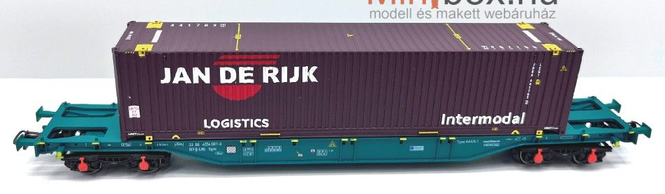 B-models 54.418 Sgns Lineas Belgium + 45 lábas konténer JAN DE RIJK Logistics (1:87)