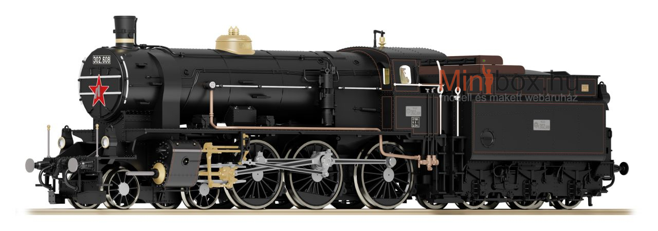 Roco 7100025 MÁV 302.608 gőzmozdony DigiSound hangdekóderrel (1:87)