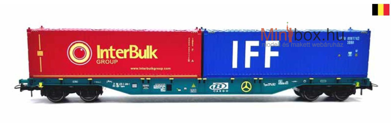 B-models 54.172 Sgns NMBS/SNCB InterBulk + IFF 30 lábas konténer (1:87)