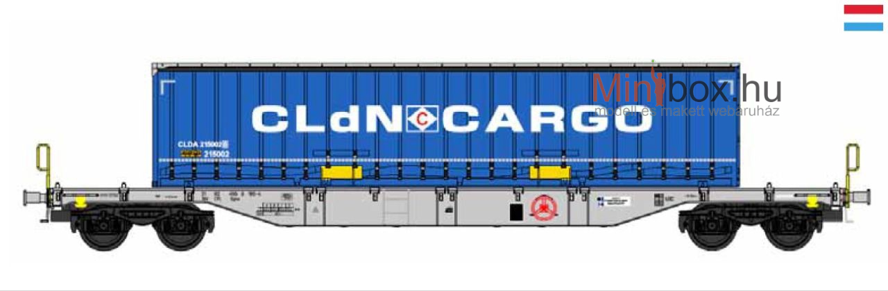 B-models 54.428 Sgns CFL + CLdN Cargo WAB cserefelépítmény (1:87)