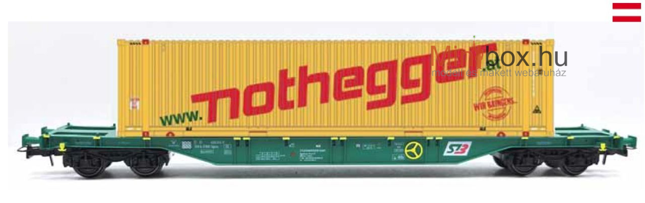B-models 54.431 Sgns A-STBAT Steiermark +Nothegger 45 lábas konténer (1:87)