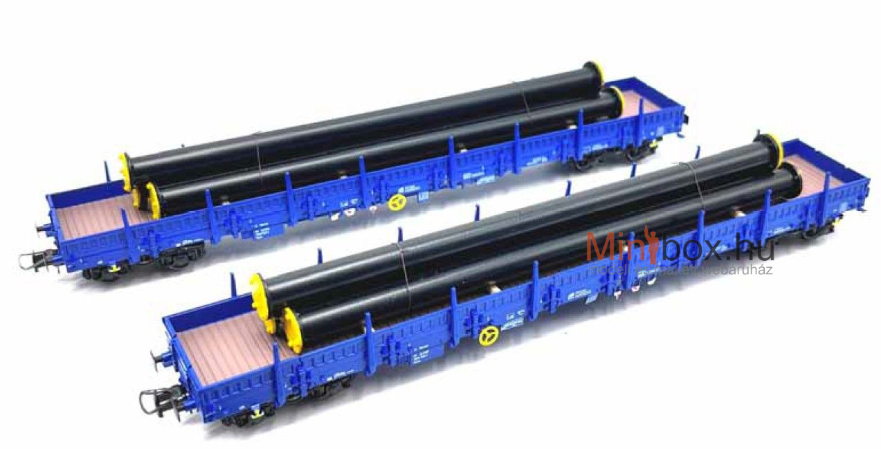 B-models 45.439 Res D-ERR teherkocsi készlet rakománnyal, 2 db, B (1:87)