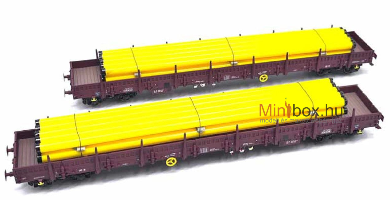 B-models 45.440 Res CFL teherkocsi készlet rakománnyal, 2 db, A (1:87)