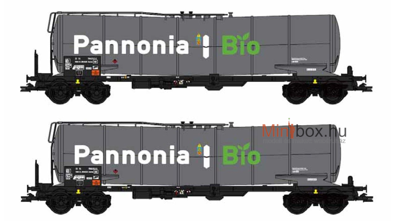 B-models VB-81102 Zacns Pannonia Bio tartálykocsi készlet, 2 db (1:87)