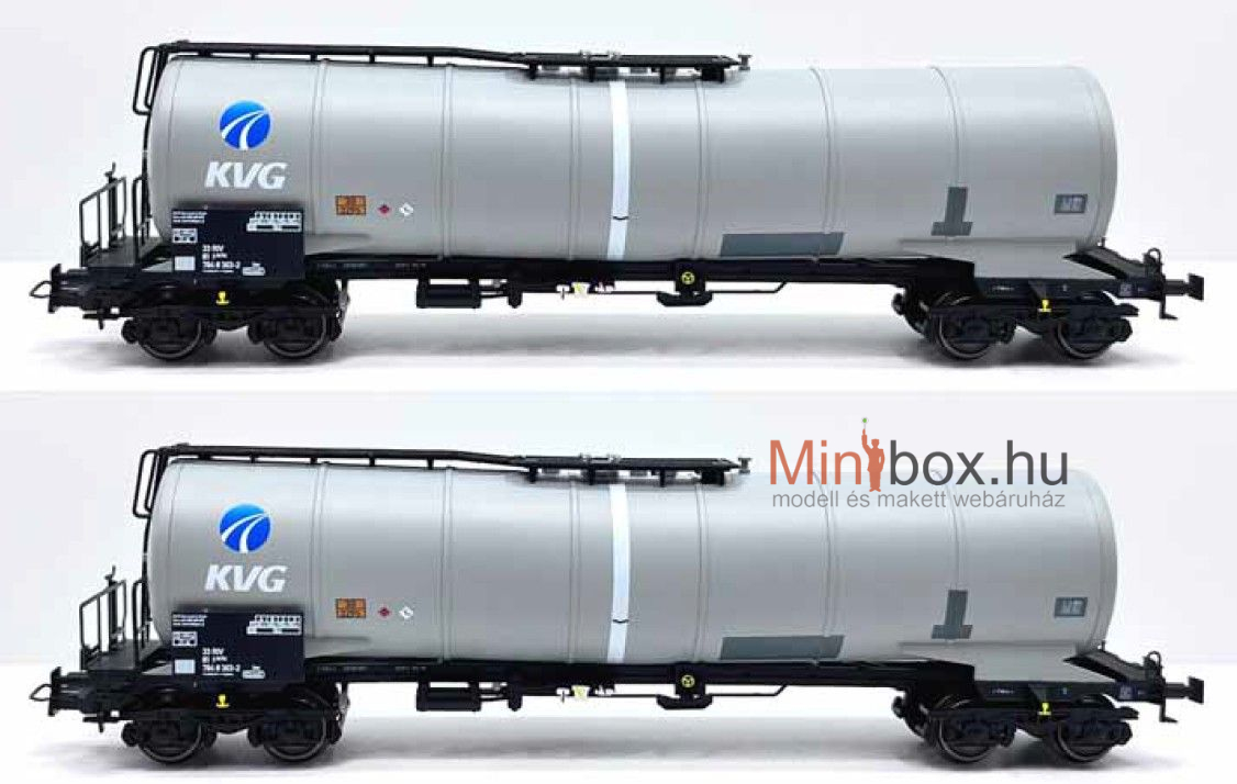 B-models VB-81107 Zacns KVG tartálykocsi készlet, 2 db (1:87)