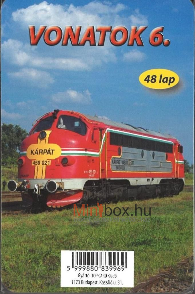 Vonatok 6. - 48 lapos kártya