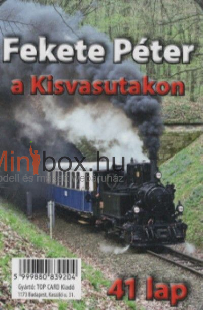 Fekete Péter a kisvasutakon - 41 lapos kártya