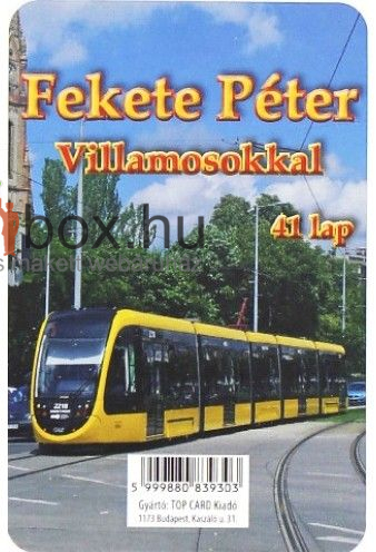 Fekete Péter villamosokkal - 41 lapos kártya