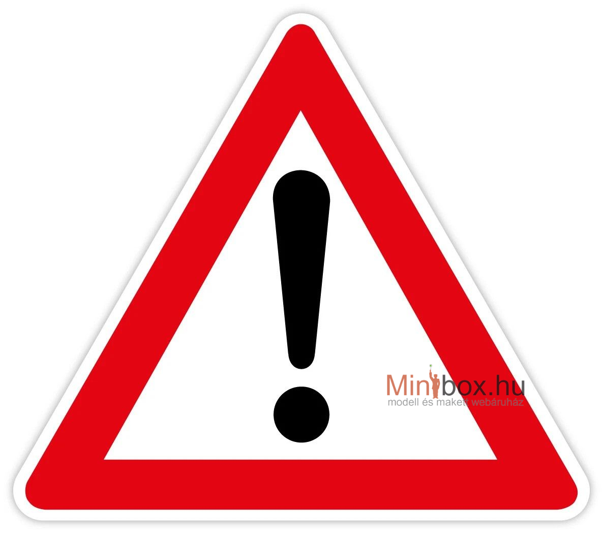 Egyéb veszély KRESZ műanyag tábla Egyéb veszély KRESZ műanyag tábla