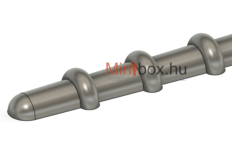 Szeg3D 876204 kúpcserép szálban, 20cm (1:87)