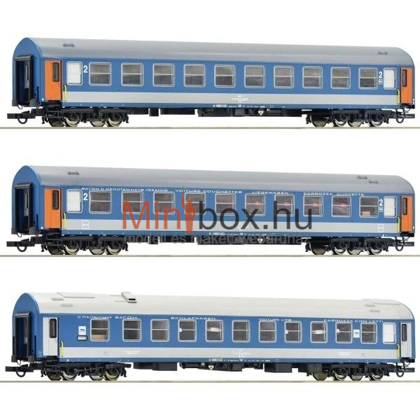 Roco 74188 D374/375 Vindobona/Hungária személykocsi készlet (1:87)