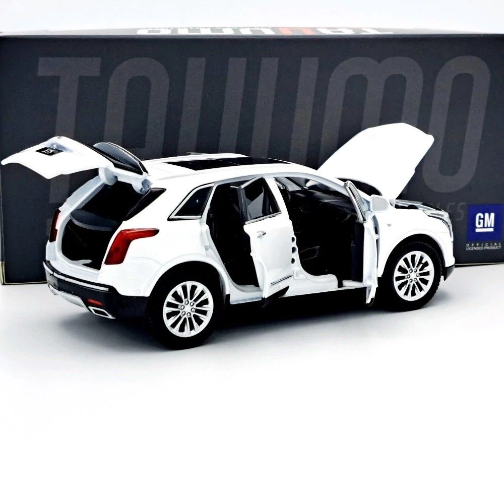 Tayumo Cadillac XT5 fehér modellautó fény- és hangeffektekkel (1:32) Tayumo Cadillac XT5 fehér modellautó fény- és hangeffektekkel (1:32)