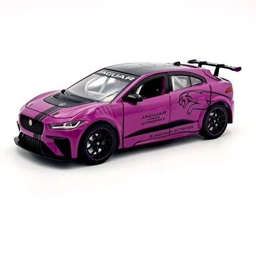 Tayumo Jaguar I-Pace E-Trophy lila modellautó fény- és hangeffektekkel (1:32) Tayumo Jaguar I-Pace E-Trophy lila modellautó fény- és hangeffektekkel (1:32)