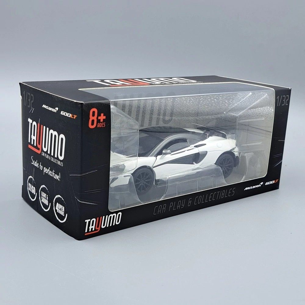 Tayumo McLaren 600LT fehér modellautó fény- és hangeffektekkel (1:32) Tayumo McLaren 600LT fehér modellautó fény- és hangeffektekkel (1:32)