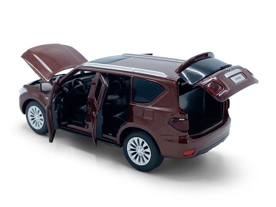 Tayumo Nissan Patrol Y62 barna modellautó fény- és hangeffektekkel (1:32) Tayumo Nissan Patrol Y62 barna modellautó fény- és hangeffektekkel (1:32)