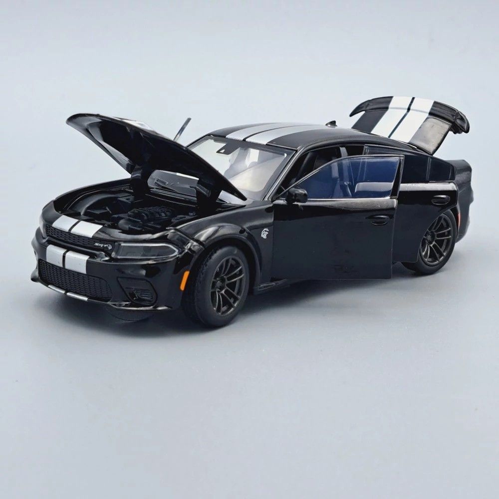 Tayumo Dodge Charger fekete modellautó fény- és hangeffektekkel (1:32) Tayumo Dodge Charger fekete modellautó fény- és hangeffektekkel (1:32)