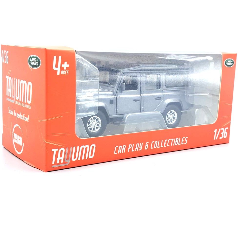 Tayumo Land Rover Defender 110 szürke modellautó (1:36) Tayumo Land Rover Defender 110 szürke modellautó (1:36)