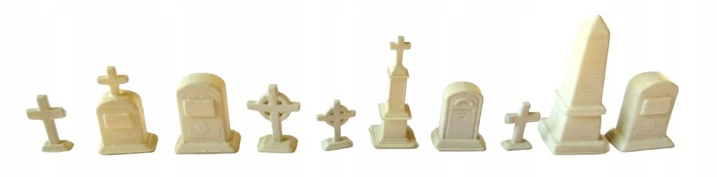 BOGOS sírkövek, 10db (1:87)